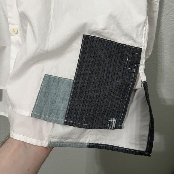 VISVIM Authentic CHORE P.W. SHIRT L/S Men Size 1 Made in Japan Cubism Oversized - Picture 3 of 11